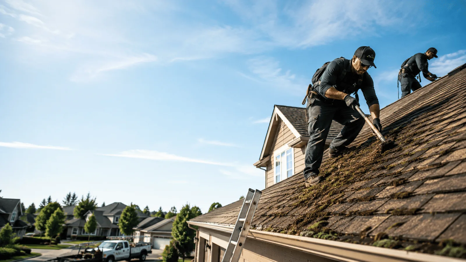 Roof Moss Removal in Gilman, IL near me